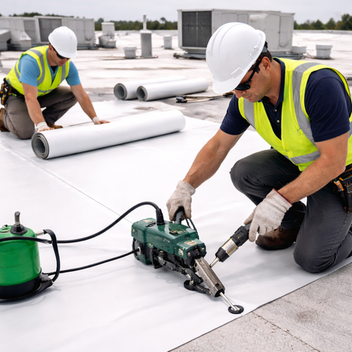 single ply roofing