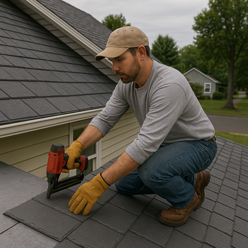synthetic slate roofing